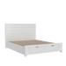 White Carmel Storage Bed - Alpine Furniture