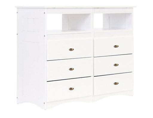 0271 - Entertainment Dresser in White - Discovery World Furniture