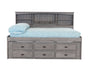 4223R - Full Bookcase Daybed in Gray - Discovery World Furniture