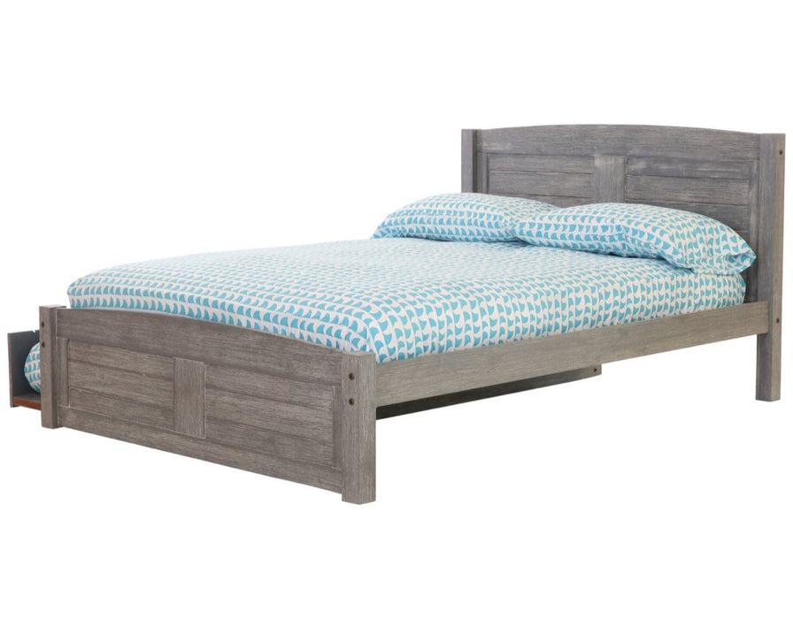 4231R-TRUND - Full Platform Bed in Gray with Trundle - Discovery World Furniture