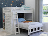5207 - Twin over Full Loft Bunk Bed in Ash - Discovery World Furniture