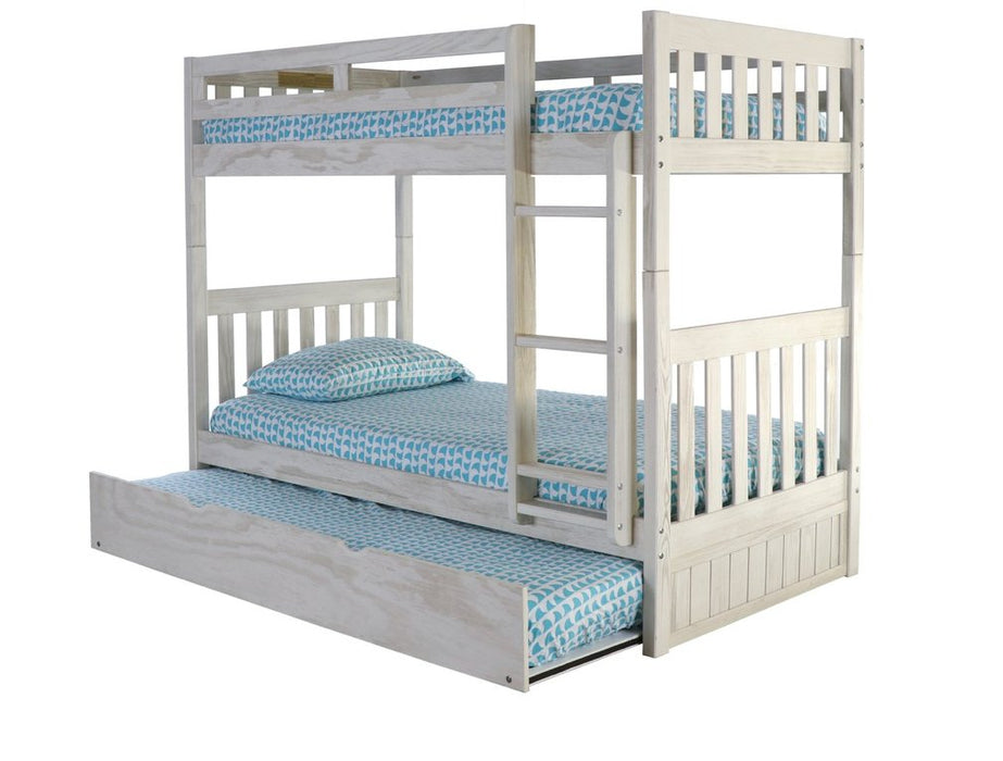 5211 - Twin over Twin Bunk Bed in Ash - Discovery World Furniture