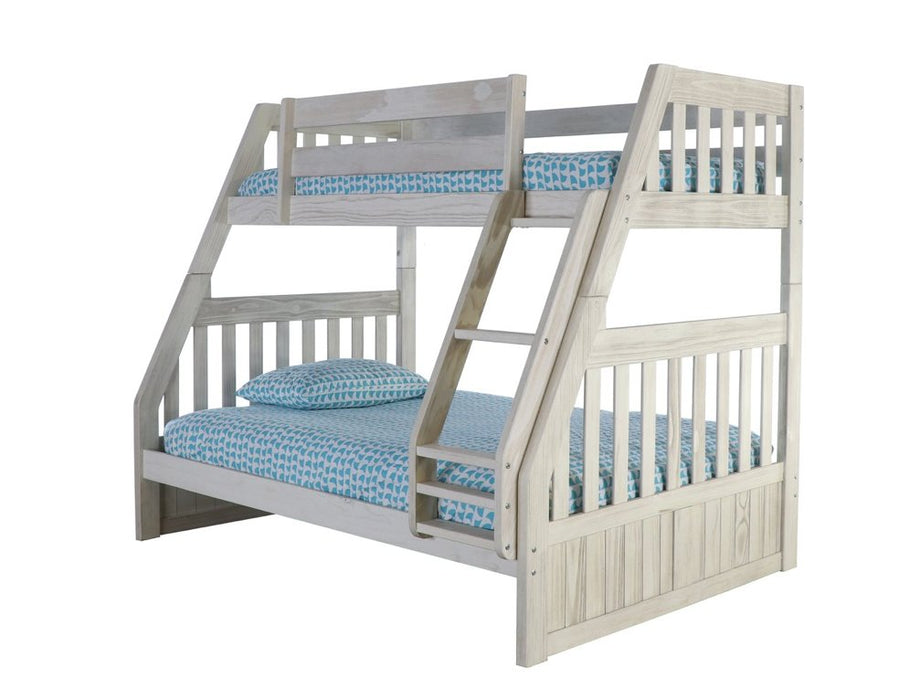 5219 - Twin over Full Bunk Bed in Ash - Discovery World Furniture