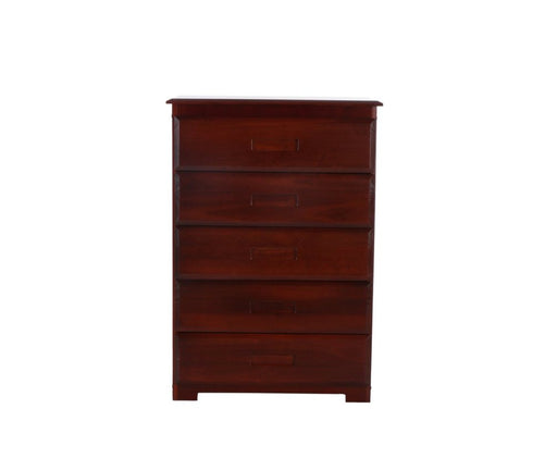 82855 - 5-Drawer Chest in Merlot - Discovery World Furniture