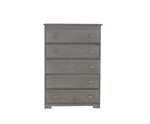 83255 - 5-Drawer Chest in Charcoal - Discovery World Furniture