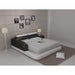 Abilene Modern Leather Bed With Storage - Jubilee Furniture