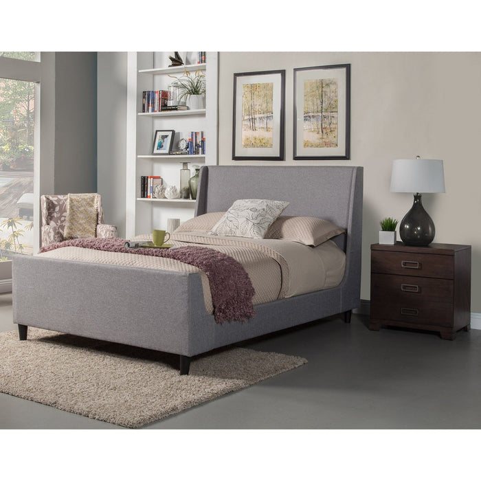 Amber Upholstered Bed - Alpine Furniture