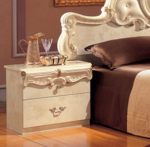 Barocco Ivory Nightstand SET - ESF Furniture