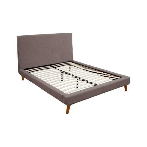 Britney Bed in Dark Grey - Alpine Furniture