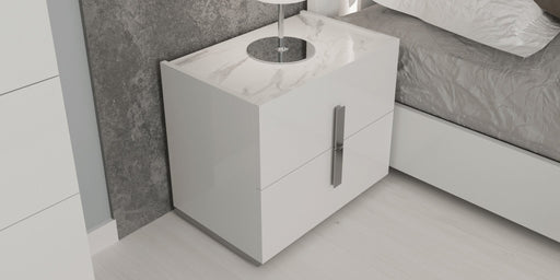 Carrara Nightstand White SET - ESF Furniture