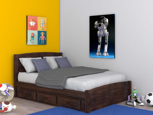 Discovery World Furniture Full Platform Bed in Chestnut - Dream's Loft
