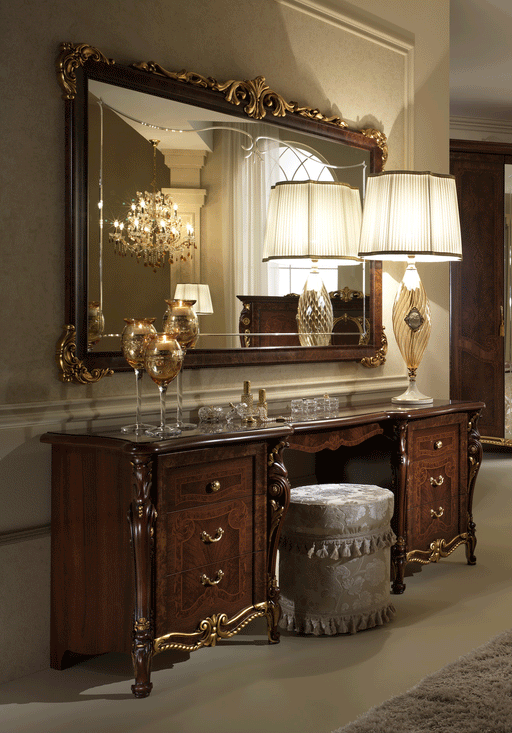 Donatello mirror for Vanity dresser/Buffet SET - ESF Furniture