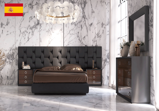 Emporio Black Bedroom SET - ESF Furniture