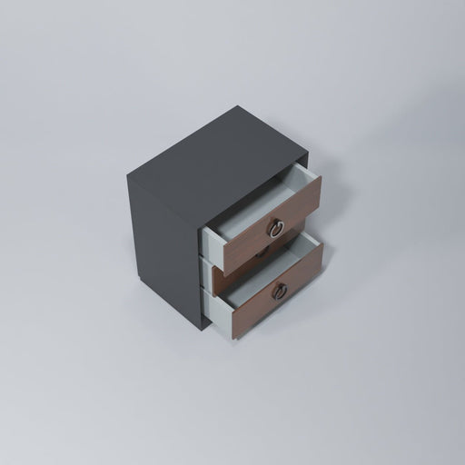 Emporio Black Nightstand SET - ESF Furniture