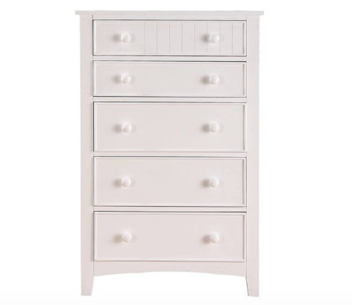 F4239 - 5-Drawer Chest in White - Poundex
