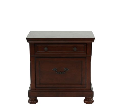 F4345 - Nightstand in Antique Cherry - Poundex