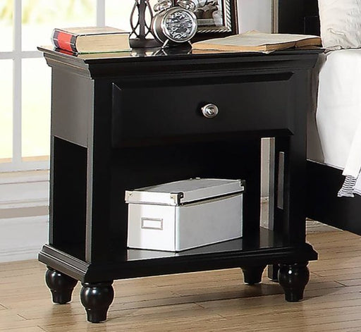 F4359 - Nightstand in Black - Poundex