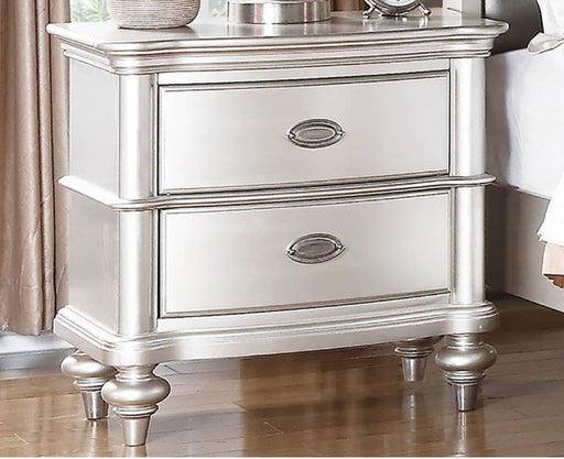 F4390 - 2-Drawer Nightstand in Champagne - Poundex