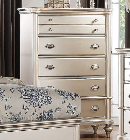 F4393 - 5-Drawer Chest in Champagne - Poundex