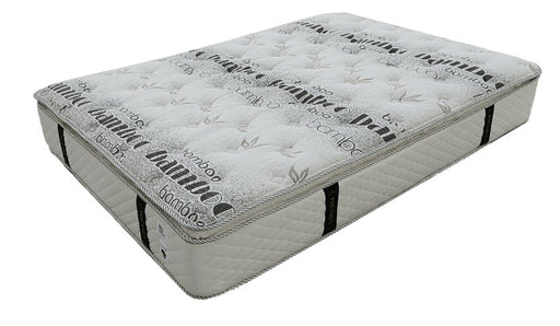12’’ Inches Pocket Coil Innerspring with 2’’ Bamboo Euro Top Mattress - Poundex