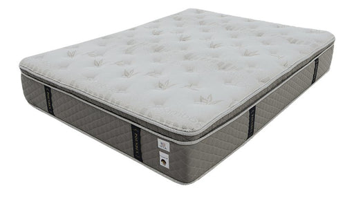 13’’ Inch Pocket Coil with 3’’ Bamboo Cotton Euro Top Mattress - Poundex