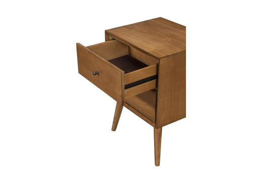 Flynn Modern 2-Drawer Nightstand in Acorn - Alpine Furniture