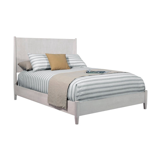 Flynn Modern Panel Bed in Gray - Alpine Furniture