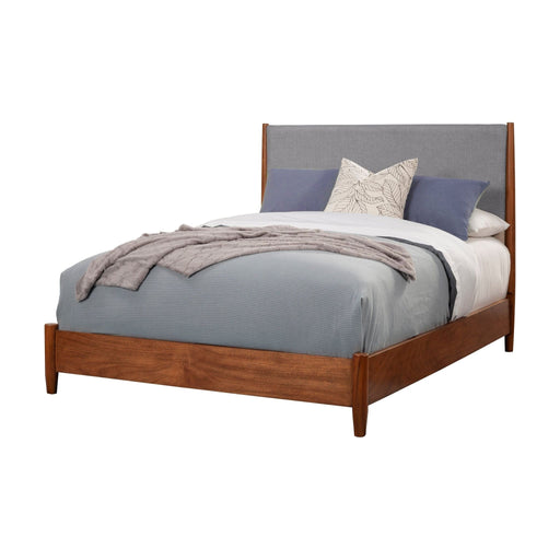 Flynn Modern Panel Bed in Two-Tone - Alpine Furniture