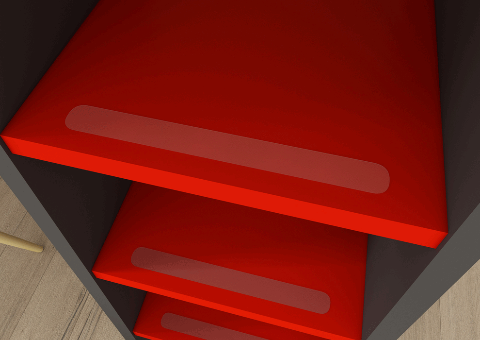 Gamer Bed Red & Black SET - ESF Furniture