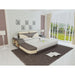 Indira Leather Bed With Storage - Jubilee Furniture