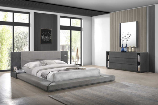 Jabi Modern Grey Bedroom Set - Jubilee Furniture