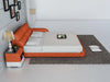 Jodi Leather Bed With Storage - Jubilee Furniture