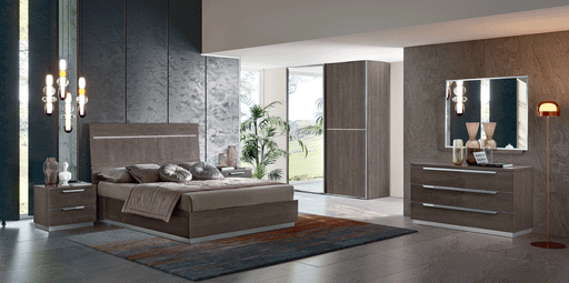 Kroma SILVER Single dresser SET - ESF Furniture