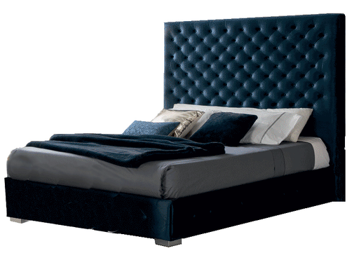 Leonor Blue Bed w/storage SET - ESF Furniture