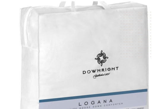 Logana White Goose Down Comforter - Downright