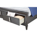 Lorraine Platform Bed with storage - Alpine Furniture