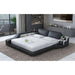 Mcguire Leather Bed With Storage - Jubilee Furniture