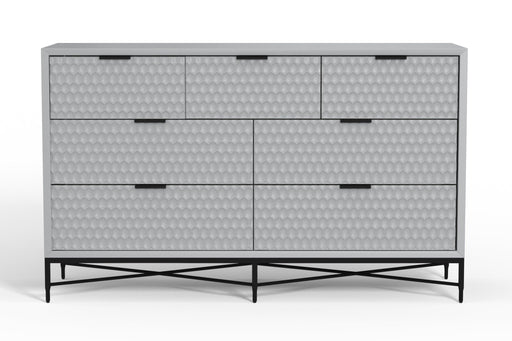 Milo Dresser in Light Grey - Alpine Furniture