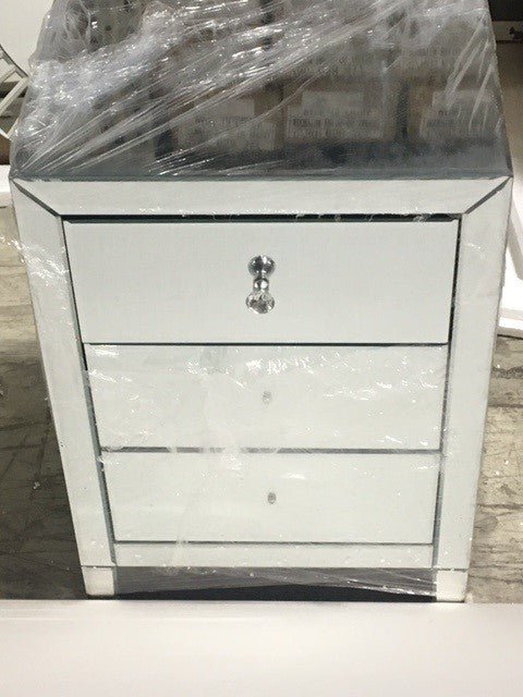 Mirrored Chest with Three Drawers - AFD Home