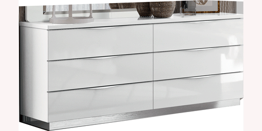 Onda Double Dresser WHITE - ESF Furniture