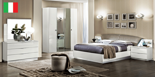 Onda DROP Bedroom WHITE SET - ESF Furniture