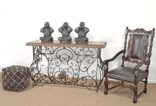 Peruvian Forged Iron Console - AFD Home