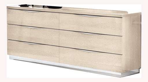 Platinum Double Dresser IVORY BETULLIA SABBIA - ESF Furniture