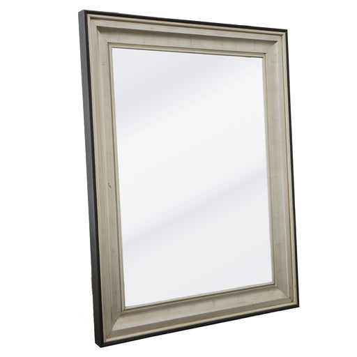Silver Raven Mirror 36X48 Tarnished Silver Black - AFD Home