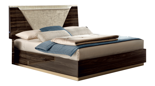 Smart Bed Walnut SET - ESF Furniture