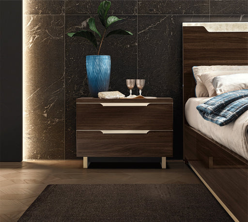 Smart Bedroom Walnut by Camelgroup – Italy SET - ESF Furniture