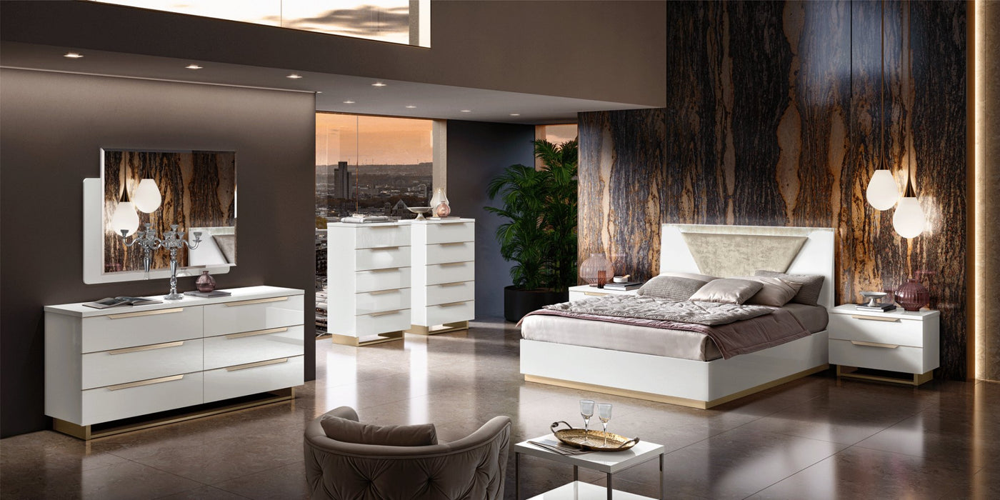 Smart Bedroom White by Camelgroup – Italy SET - ESF Furniture