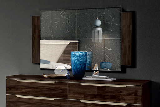 Smart Mirror Walnut - ESF Furniture