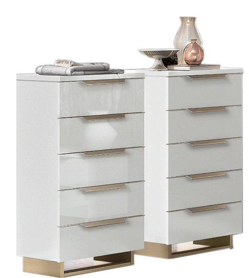 Smart White chest SET - ESF Furniture