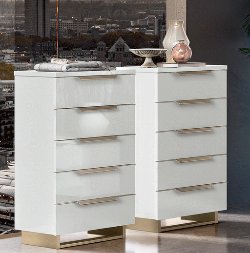 Smart White chest SET - ESF Furniture